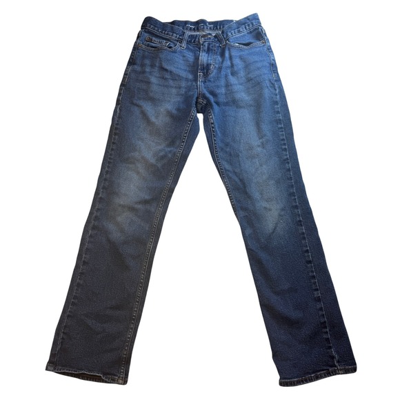 Old Navy Men's Straight Built-In Flex Jeans Medium Wash Denim 28x30 EUC - Picture 1 of 6